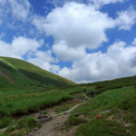 小屋で少し休憩して下山。とても名残惜しくて何度かふり返ってしまいました。