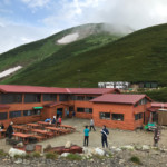 双六小屋にて。